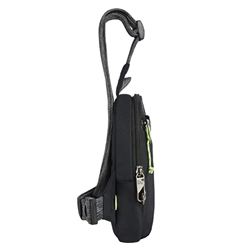 Travelon Anti-Theft Greenlander Compact Sling Bag - color: 제트 블랙