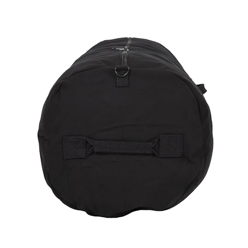 STANSPORT - Deluxe Duffel Bag With Zipper For Gym, Travel, & Storage - color: Black, style: 50” X 18” X 18”
