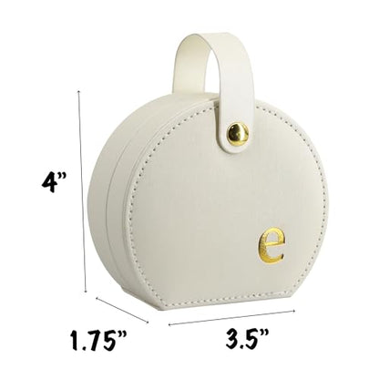 COLLECTIVE HOME Small Travel Jewelry Case for Women, Detachable Handle(e) - color: e
