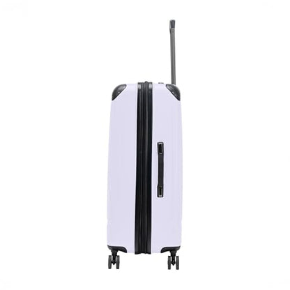 Flying Axis Collection Lightweight Hardside Expandable 8-Wheel Spinner Luggage, Lavender, 28-Inch Checked - color: Lavender, size: 28-Inch Checked