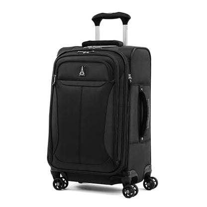 Travelpro Tourlite Softside 21" Expandable Luggage with 4 Spinner Wheels, Lightweight Suitcase, Carry-On, Black - color: Black, size: Carry-On 21-Inch