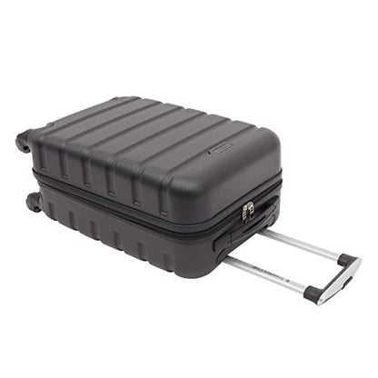 Travelers Club Harper Luggage, Black, 2 Piece Set - color: Black, size: 2-Piece Set