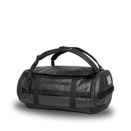 WANDRD CARRYALL 30L Travel Duffel Bag, Black, Backpack Straps - color: Black, size: 30L