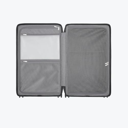 LEVEL8 Voyageur Wide Handle Luggage Airline Approved, 28 Inch Luggage with Spinner Wheels, Hardshell Large Checked Suitcases for Women Men with Tsa Lock, Darkolive - color: Darkolive, size: 28Inch