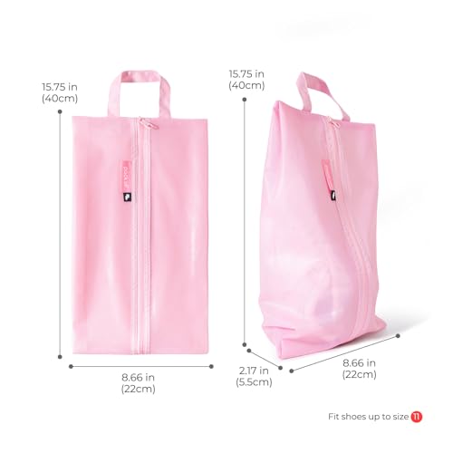 pack all 여행용 신발 가방, 스포츠용 방수 신발 파우치 - color: 핑크, style: 1팩