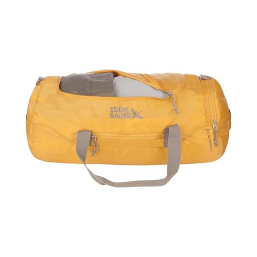 Eddie Bauer Stowaway Packable Duffel Bag, 45L, Field Gold - color: Field Gold