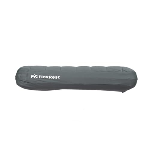 Puff Premium Inflatable Pillow | Perfect for Camping or Travel | Includes a Machine Washable Cover for Extra Comfort | Slate