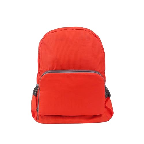 25L Backpack Packable Foldable Ultra Lightweight Water Resistant Durable Camping Outdoor Mountaineering Riding Travel Daypack (Orange)