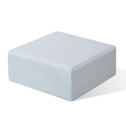 TOPPURE Cube Memory Foam Pillow, Gray, 14"x14"x5" Large Cube - color: Gray, size: 14"x14"x5"
