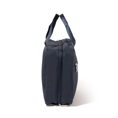 Baggallini Large Hanging Travel Toiletry Kit - Lightweight 8x11 Inch Makeup Bag - color: French Navy