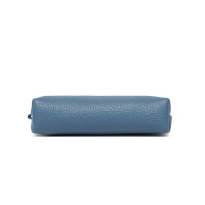 Small Makeup Bag for Purse, Leather Cosmetic (Brussels Sprouts) - color: PU/Brussels Sprouts