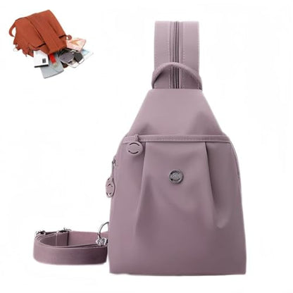 2-Way Commuter Bag 3 in 1 Tote for Women Waterproof Anti-Theft (Light pink) - color: Light Pink