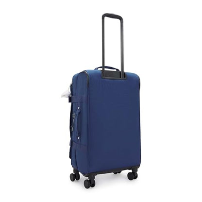 Kipling Women's Spontaneous Medium Softside Spinner Wheel Luggage, Integrated TSA Accepted Lock - color: Casual Blue C