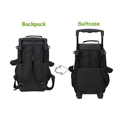 Yodo 3-Way Kids Suitcase Luggage or Toddler Rolling Backpack with wheels - color: Panda-Medium, style: Panda
