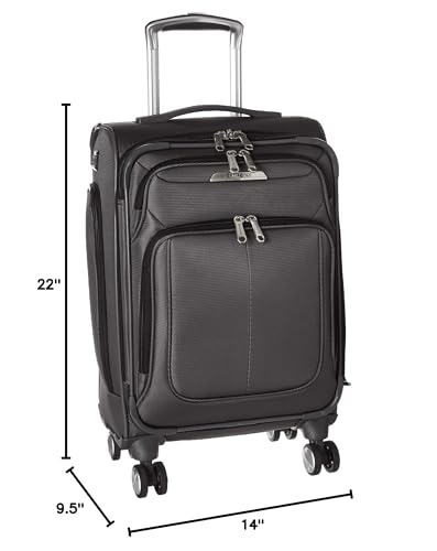 Samsonite Solyte DLX Softside Expandable Luggage with Spinner Wheels, Mineral Grey, Carry-On 20-Inch - color: Mineral Grey, size: Carry-On