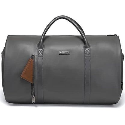 Garment Bags for Travel, 45L Carry-On Convertible Duffle with Strap - color: C-Grey