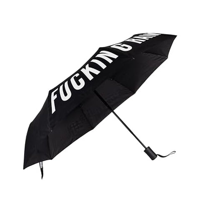 Fisura - Travel Umbrella – Original Strong Automatic Folding Rain Umbrella, Compact Small Light & Portable, Waterproof Rain for Gift - color: Black