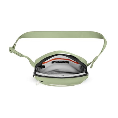 Sherpani Hyk, Small Sling Bag, Lightweight Travel Fanny Pack - color: Palm