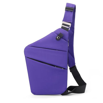 Anti Theft Travel Bag, Travel Anti Pickpocket Purses - color: Violet