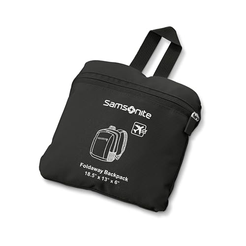 Samsonite Foldaway Backpack, Black - color: Black