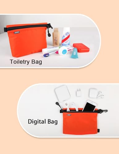 GOX Travel Small Toiletry Bag - color: Orange