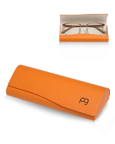 Payne Glasses Slim Glasses Case, Reading Glasses Case - color: Orange - 1 Pack
