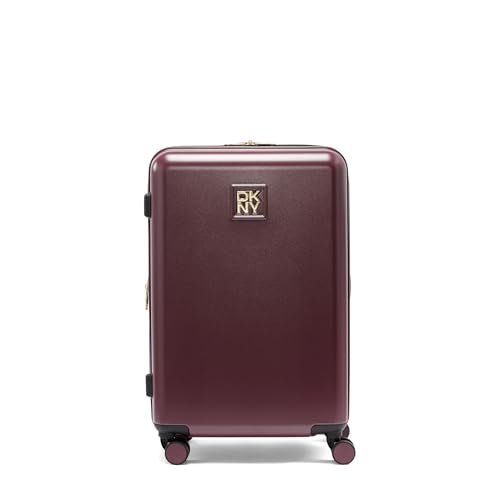 DKNY On the Go 25" Hardshell Lightweight Expandable Checked Luggage with Spinner Wheels,Burgundy - color: Burgundy, size: 25" Checked Luggage
