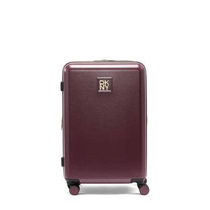 DKNY On the Go 25" Hardshell Lightweight Expandable Checked Luggage with Spinner Wheels,Burgundy - color: Burgundy, size: 25" Checked Luggage