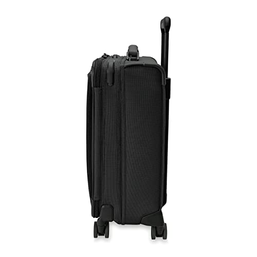 Briggs & Riley Baseline Global 21 Inch Softside Carry-On Spinner, Black - color: Black, size: 21" Carry-On