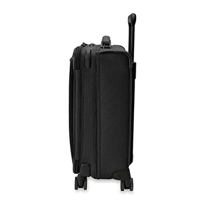 Briggs & Riley Baseline Global 21 Inch Softside Carry-On Spinner, Black - color: Black, size: 21" Carry-On
