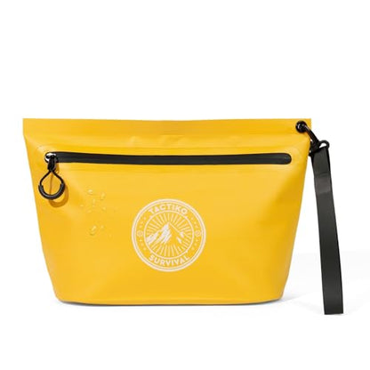 Tactiko 3L Heavy-Duty Zipper Pouch – Splash-Resistant Gear Organizer - color: Yellow