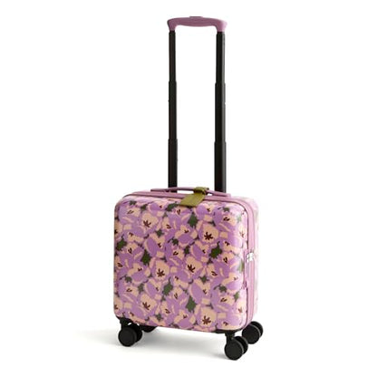 Hardside Mini Adair Spinner Suitcase, Curly Tulips Purple, One Size - color: Curly Tulips Purple