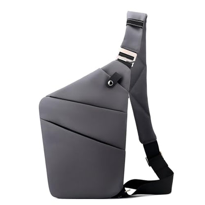Anti Theft Travel Bag Sling Cross-body Bag Large Capacity - color: Dark Grey, style: Right Shoulder