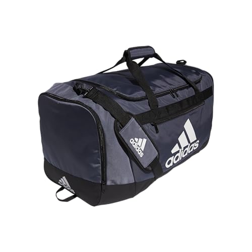 adidas Unisex Defender 4.0 Gym Duffel Bag for Men and Women - color: Team Onix Grey, style: Large 110l