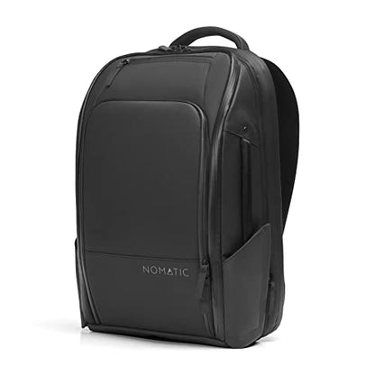 NOMATIC Travel Pack - Mens Travel Backpack - Expandable to 30L - Water Resistant Daypack - TSA-Ready - 16 Laptop - color: Black, size: 20L