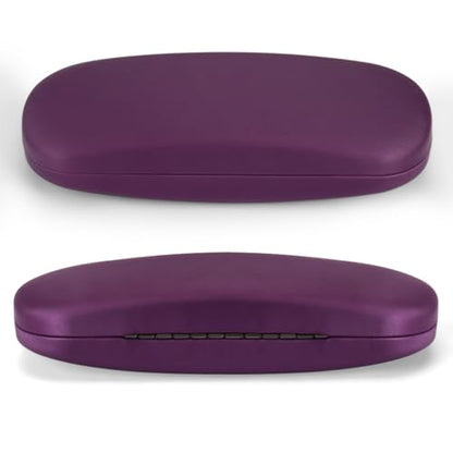 RayLove Unisex Hard Shell Eyeglasses Cases, Protective Case For Glasses - color: Purple