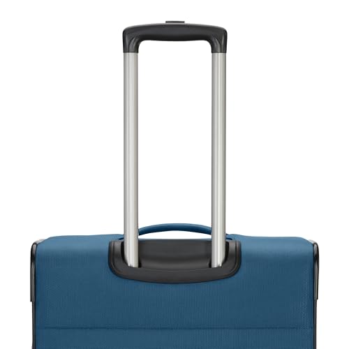 Samsonite Ascella 4 Large Checked Suitcase - Cerulean Blue - color: Cerulean Blue