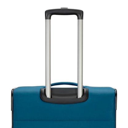 Samsonite Ascella 4 Large Checked Suitcase - Cerulean Blue - color: Cerulean Blue