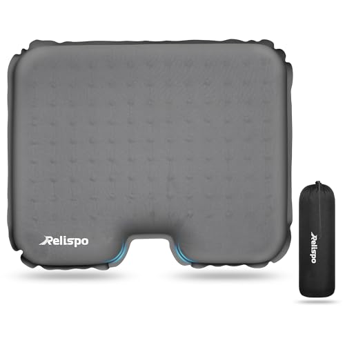 Inflatable Stadium Seat Cushion for Airplane, 2.5" Thicker Foam