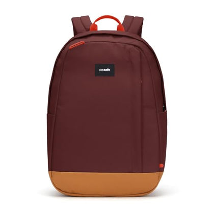 Pacsafe GO 25L Anti Theft Backpack, Garnet Red - color: Garnet Red