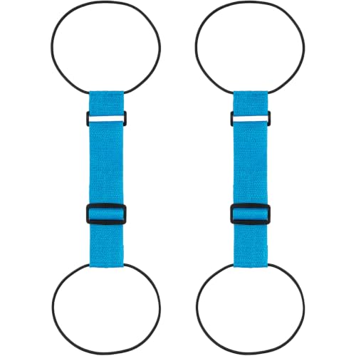 2 Pcs Blue Luggage Connector Straps, Adjustable Straps for Suitcases - color: Blue, 2pcs