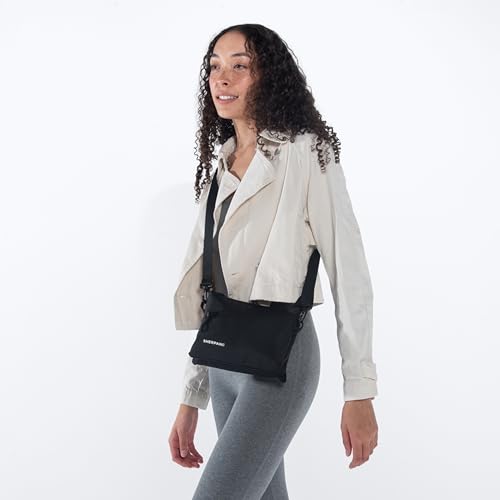 Sherpani Zoom, Small Crossbody Purse for Women, Nylon Bag - color: Raven