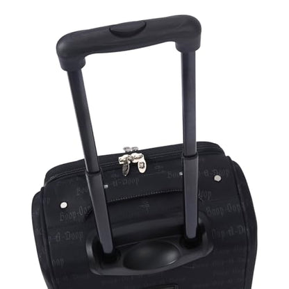 Karriage-Mate Betty Boop 4-Piece Softside Luggage Set - 20/24/28/32 Inch Expandable Spinner Suitcases with Rolling Wheels (1B) - color: 1B