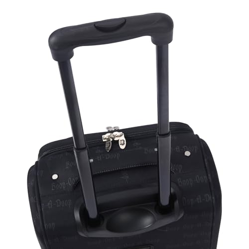 Karriage-Mate Betty Boop 4-Piece Softside Luggage Set - 20/24/28/32 Inch Expandable Spinner Suitcases with Rolling Wheels (1B) - color: 1B