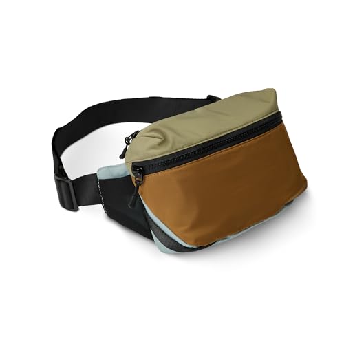 Nomadix Fanny Pack Eastern Beach – Lightweight, Water-Resistant Crossbody Bag for Hiking, Festivals, and Travel – Eco-Friendly Recycled Nylon with Key Clip, Dual Pockets, and Secure Storage - color: Eastern Beach