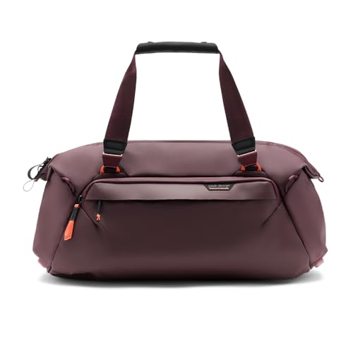 Peak Design Travel Duffel 50L, Eclipse – Weatherproof, Extra-Wide Zip Access, 4 External Pockets, Fits Packing & Camera Cubes, Perfect for Weekend Trips & Versatile Travel Use - color: Eclipse, size: 50L