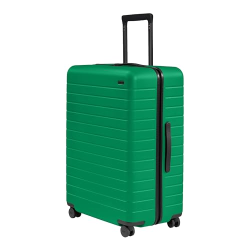 Away Large Checked Luggage, 29-inch Lightweight Hardside Spinner Suitcase - color: Palm Green