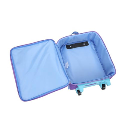 Frozen 2 Anna & Elsa Formal Wear 14" Youth Purple Soft Sided Luggage - color: Frozen 2 Anna & Elsa