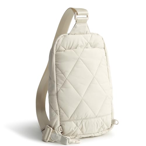 Vera Bradley Women's Featherweight Lorman Sling Backpack, Pumice Stone, One Size - color: Pumice Stone