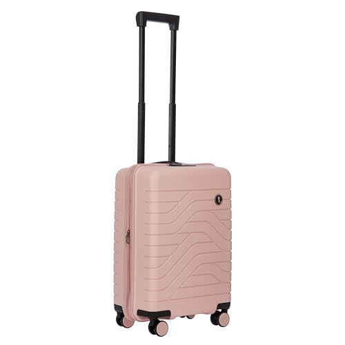 Bric's B|Y Ulisse Set of 2 Luggages with Spinner Wheels – Carry-On Airline Approved and Checked Expandable Lightweighted Hard Shell Suitcases, TSA Combination Lock - 21 Inch & 30 Inch, Pearl Pink - color: Pearl Pink, size: 2-Pieces (Carry-on & Checked-lar
